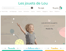 Tablet Screenshot of lesjouetsdelou.com